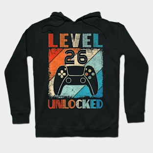 Level 26 Video 26th Birthday Hoodie